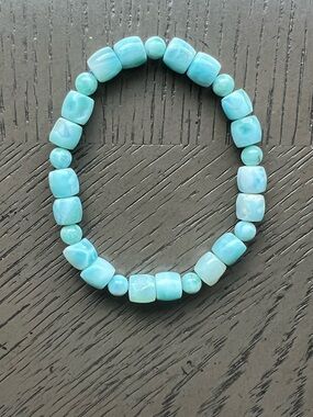 Larimar bracelet 6-8mm SIZE 7’